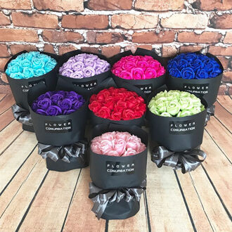 20 Pcs Zeep Bloemen Hand Made Rose Koreaanse Pakket Boeket Bloemen Kerst En Valentijnsdag Aan de Beste