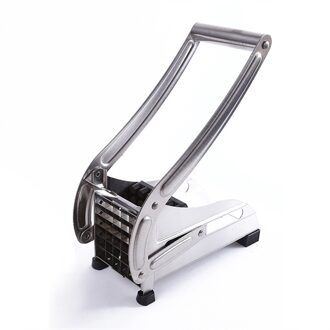 #20 Rvs Franse Fry Cutter Aardappel Groente Slicer Chopper Dicer 2 Blade Keuken Tool Accessoires Handleiding