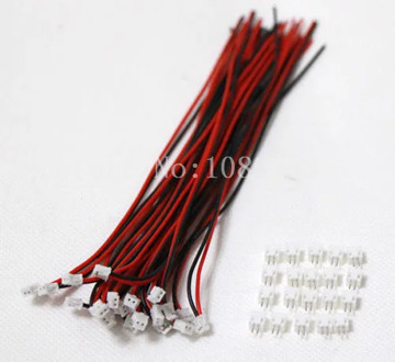 20 SETS Mini Micro ZH 1.5 2-Pin JST Connector with Wires Cable