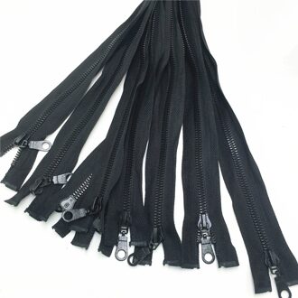 20 Stks 5 #50 CM zwarte kleur Open End Hars Ritsen Voor DIY Naaien Jas Jas Tailor Gereedschap