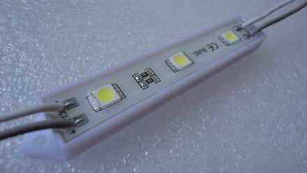 20 stks DC12V 5050 LED WIT kleur module; IP67 nominale; 0.72 W; hoge brighness warm wit