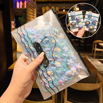 20 Stks/pak Knoop Rubber Band Rope Paardenstaart Houder Bloemen Elastische Scrunchies Snoep Ringen Tie Gum Meisjes Partij Haar Accessoires lucht blauw