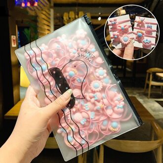 20 Stks/pak Knoop Rubber Band Rope Paardenstaart Houder Bloemen Elastische Scrunchies Snoep Ringen Tie Gum Meisjes Partij Haar Accessoires Roze