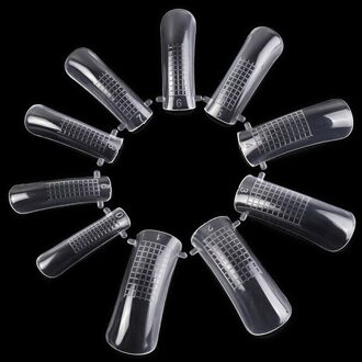 20 Stks/pak Quick Building Mold Tips Nail Dual Vormen Vinger Extension Nail Art Uv Builder Poly Gel Tool !