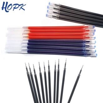 20 Stks/partij 0.5 Mm Gel Pen Vullingen Set Briefpapier School Kantoorbenodigdheden Tool Blauw Rode Inkt Staven Voor Neutrale gel Pen Refill 20stk blauw