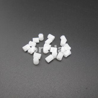 20 stks/partij 9T1A 0.3 M 9 Tanden Plastic Tandwiel 0.3 Modulus T = 9 Pinion Diafragma: 1mm DIY Model 1A 9 T 3 MM X 4 MM Voor X5C/X5A/X5 * FD221