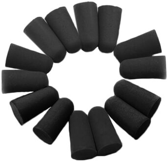 20 stks/partij Black Sponge Foam Oordoppen Anti Noise Snore Oordopje Comfortabele Gehoorbescherming Oordoppen