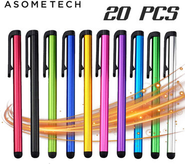 20 Stks/partij Capacitieve Touchscreen Stylus Pen Voor Ipad Air Mini Voor Samsung Xiaomi Iphone Universele Tablet Pc Smart Phone potlood