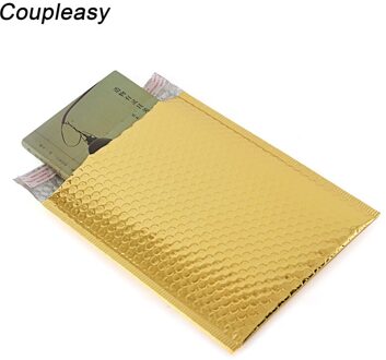 20 Stks/partij Golden Gealuminiseerd Film Bubble Mailer Self Seal Enveloppen Gewatteerde Enveloppen Waterdichte Mailing Zak 18x18cm use 16x18cm