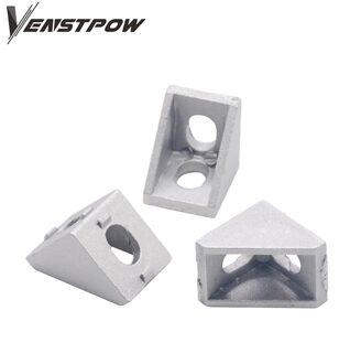 20 Stks/partij Hoek Montage Hoek Aluminium 20X20 L Connector Beugel Sluiting Match Gebruik Industriële Aluminium Profiel