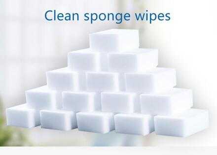 20 Stks/partij Melamine Spons Magische Spons Gum Keuken Melamine Sponge Cleaning Spons Voor Kantoor Badkamer Huishouden
