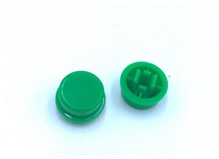 20 Stks/partij Ronde Tactiele Knop Caps Voor 12*12*7.3 Mm Tact Schakelaars 5 Kleuren Switch Cap 12X12X7.3 Mm A24 Switch Knop Cap groen