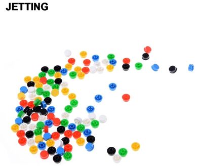 20 Stks/partij Tactiele Knop Caps Plastic Cap Hoed Voor 6*6 Tactile Drukknop Deksel Deksel Willekeurige Kleur