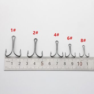 20 Stks/set Duurzaam Gebruik Carbon Steel Vishaken Crank Vliegbindset Dubbele Voor Lokken Accessoires 6