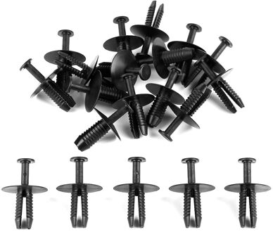 20 Stks/set Duurzaam Push Fit Plastic Klinknagel Pin Clip Bumpers Interior Trim Panel Fascia Voor Bmw 3.5.7 Auto Accessoires TXTB1