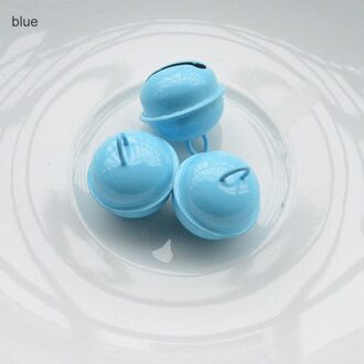 20 Stks/set Jingle Bells Handgemaakte Snoep Kleur Diy Ambachten Kerst Kleine Bells Boom Decoratie Jaar 'S Accessoires Blauw