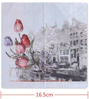 20 Stks/set Servetten Papieren Bloem Patroon Decoupage Servet Papieren Tissue Voor Xmas Wedding Decor Party Tafel Levert