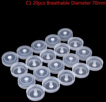 20 Stuks 240Ml 350Ml 650Ml Tissue Cultuur Fles Cap Ademend Speciale Cap Cultuur Cap Diameter 53/63/70Mm C1