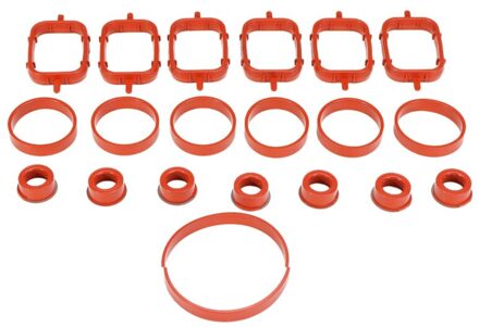 20 Stuks Auto Rubber Intake Inlaatspruitstuk Seal Pakking Reparatie Kit Voor Bmw E87 E46 E90 E91 E92 E93 E39 e60 M57 11617790198