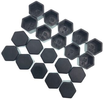 20 stuks Auto Wiel centrum moer cap case Voor Porsche 911 918 Cayenne Macan Panamera Cayman Carrera Boxster 19mm