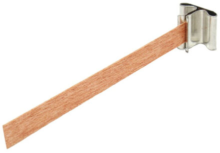 20 STUKS Handgemaakte Kaars Hout Lont met Onderhouder Tab DIY Kaars Maken Levert Wax Lont Core 8mm/12.5 mm/13mm
