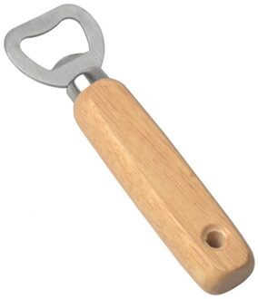 20 Stuks Houten Handvat Handheld Barman Flesopener Wijn Bier Soda Glas Cap Opener Kitchen Bar Gereedschap Creatieve Gat wedd