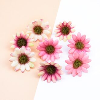 20 stuks kunstbloemen kerst decoratie voor thuis bruiloft diy box scrapbooking decoratieve bloemen kransen zijde daisy