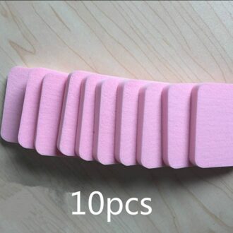20 Stuks Make-Up Spons Poederdons Foundation Cosmetische Facial Sponzen Zachte Poederdons Voor Beauty Tool Make Up Katoen Willekeurige kleur 10stk roze plein
