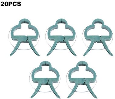20 Stuks Plant Tuinieren Clip Bloem Vaste Plant Tuin Clip Set Tuinieren Clip Plant Enten Stake Connector Clip Plant Ondersteuning