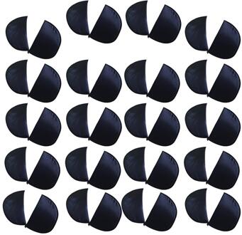 20 stuks Schouder Pad Zachte Pad Jassen Overjas Pads Kleding Naaien Accessoires Foam Schouder Kussen Zwart
