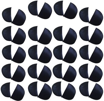 20 Stuks Schouder Pad Zachte Pad Jassen Overjas Pads Kleding Naaien Accessoires Schouder Kussen Zwart