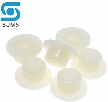 20 Stuks Silver Plating Tactile Drukknop Cap GJW101 Switch Knop Hoed 9.1*4.6Mm Binnenste Gat 3.4Mm voor 6*6 Mm Tact Micro Switch GJW101 ivoor