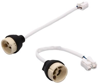 20 Stuks Socket Lampvoet Houder Lampvoet GU10 Lamp Licht Adapter Connector Converter Keramische Draad Voor Led Lamp Halogeen lamp Licht