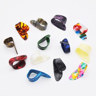 20 Stuks Thumb Pick Gitaar Thumbpick Celluloid Plastic Dikte 1.2Mm Voor Akoestische Elektrische Accessoires