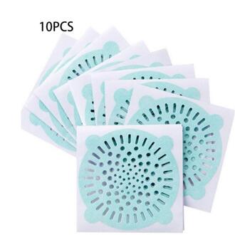 20 Stuks Wegwerp Haar Filter Zeef Sticker Badkamer Douche Drain Cover Netto Haar Stoppers Catchers Gootsteenzeefje Keuken Gereedschap 10 stk
