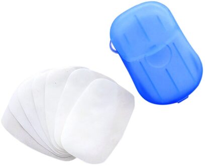 20 Stuks Wegwerp Hand Wassen Tablet Reizen Carry Wc Zeep Papier