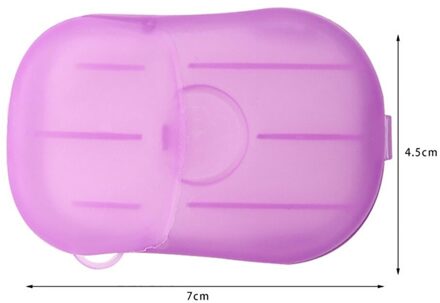 20 Stuks Wegwerp Hand Wassen Tablet Reizen Carry Wc Zeep Papier