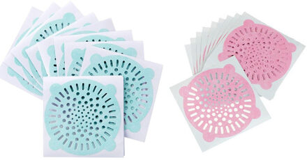 20 Stuks Wegwerp Niet Geweven Stof Haar Sink Filter Zeef Stickers Keuken Badkamer Douche Afvoerputje Anti-Blocking covernet NO1