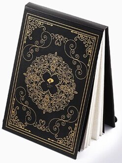 20 Vellen 300G Katoen Papier Aquarel Boek Doodle Hand Getrokken Pad Reizen Draagbare Schetsboek Schilderen Boek Voor Kunst Levert 192X134mm / zwart medium texture