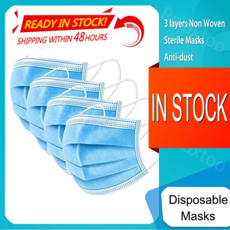200-10PCS One-use Mask Dustproof Anti-fog Breathable 3-Layer Mouth Face Masks For Face Shield Mascarillas Desechab Facemask Mask