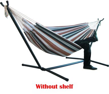 200*150Cm Twee Persoon Hangmat Camping Thicken Swingende Stoel Outdoor Opknoping Bed Canvas Schommelstoel Niet Met hangmat Stand