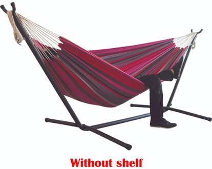 200*150Cm Twee Persoon Hangmat Camping Thicken Swingende Stoel Outdoor Opknoping Bed Canvas Schommelstoel Niet Met hangmat Stand