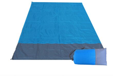 200*200 Cm Camping Herbruikbare Tent Waterdichte Mat Oxford Doek Vochtige Mat Oversized Picknick Barbecue Gereedschap Mat D3 200X150CM