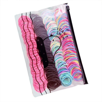 200/300/500pcs Girls Colorful Nylon Small Elastic Hair Bands Children Ponytail Holder Scrunchie Headband Kids Hair Accessories