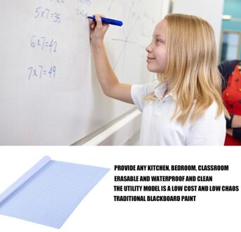 200*45Cm Whiteboard Sticker Dry Erase Boards Verwisselbare Muurtattoo + Whiteboard Pen Kinderen Kamers Keuken Koelkast magneten