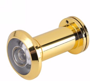 200 Graden Brede Kijkhoek Kijkgaatje Security Deur Kijkers 14Mm Gat Verborgen Kijkgaatje Verstelbare Glazen Lens Hardware Gereedschap Goud