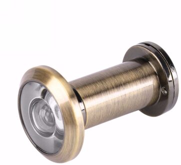 200 Graden Brede Kijkhoek Kijkgaatje Security Deur Kijkers 14Mm Gat Verborgen Kijkgaatje Verstelbare Glazen Lens Hardware Gereedschap groen bronzen