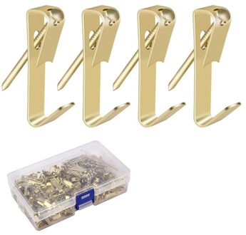 200 Pcs 30Lbs Foto Hangers Met Nagels, Foto Fotolijst Haken Hardware Foto Opknoping Kit Op Houten/Gipsplaten