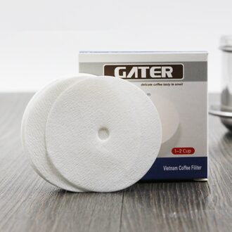 200 Pcs Papier Koffie Filter Vietnam Koffie Druppelaar Papieren Filter V60 Dripper Voor Vietnam Drip Cup Vietnamese Koffie Filter Papier