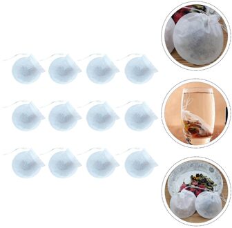 200 Pcs Papier Theezakjes Koord Kruiden Zak Kruiden Decocting Tassen Thee Zetgroep